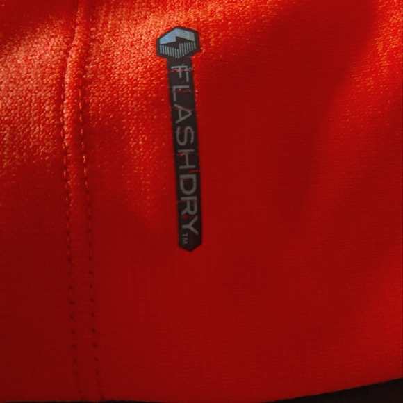 The North Face Orange and Gray Half-Zip Sweater - Picture 4 of 5